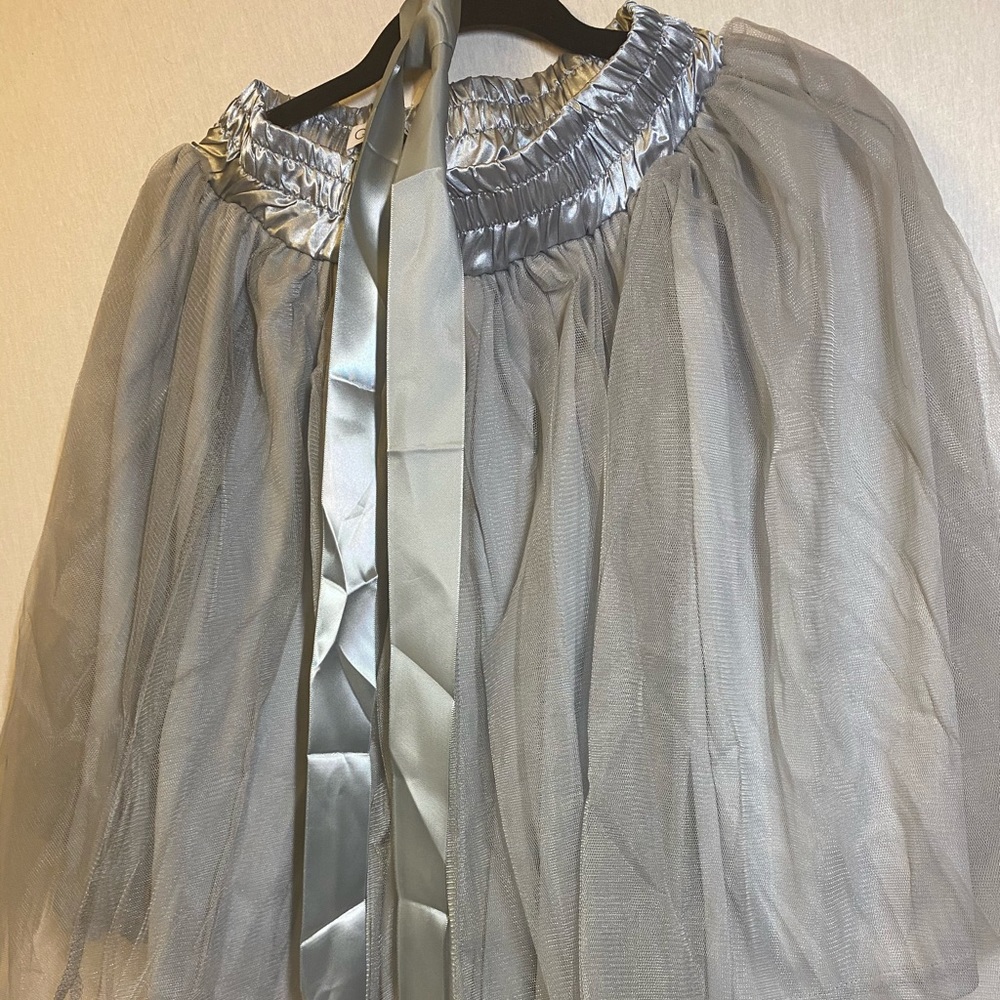 Glory Sunshine Gray evening short Skirt size Large